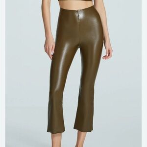 Commando brown faux leather leggings